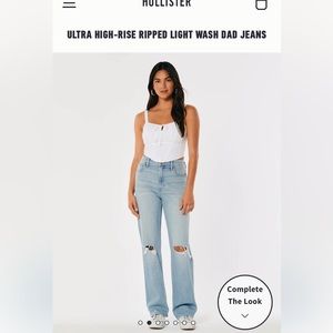 Hollister Ultra High-Rise Dad Jeans